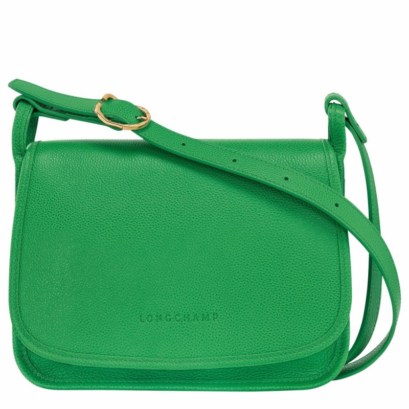Green Longchamp Le Foulonne S Women's Crossbody Bags